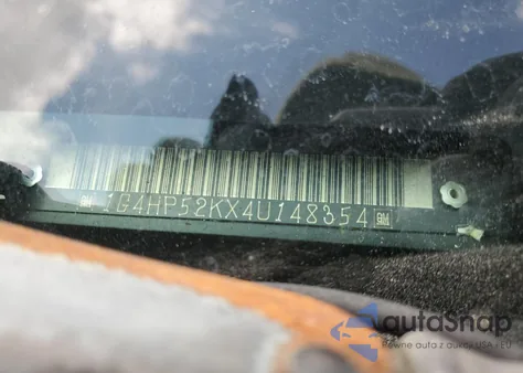 2004 Buick Lesabre Custom z USA, uszkodzony, nr VIN 1G4HP52KX4U148354